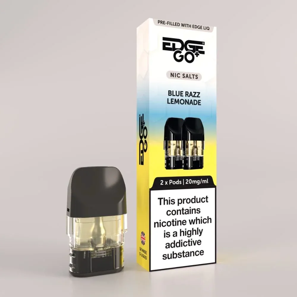 EDGE GO+ Nic Salt Pods - Blue Razz Lemonade - Pack of 2