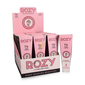 Rozy Pink Cones 24 Pack