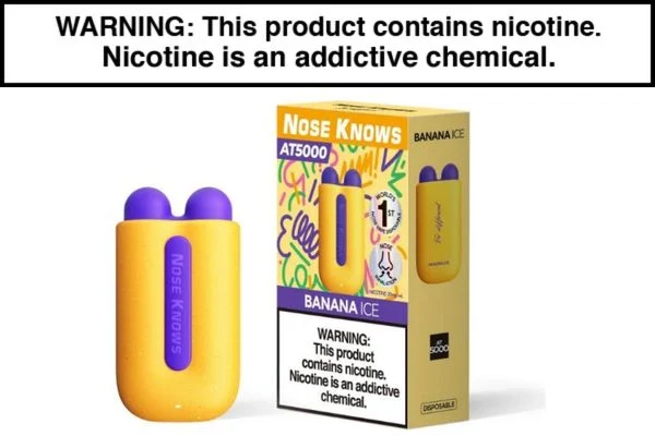 NOSE KNOWS AT5000 DISPOSABLE VAPE – 5000 PUFFS