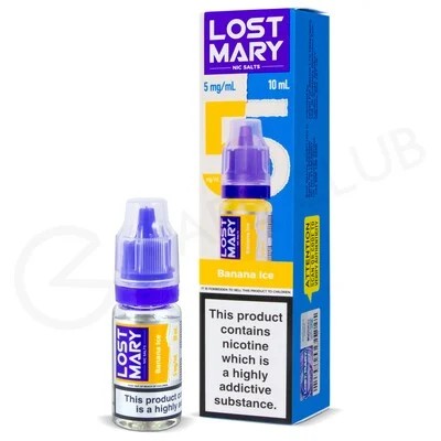 Banana Ice Nic Salt E-Liquid by Lost Mary