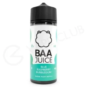 Blueberry Raspberry Bubblegum Shortfill E-Liquid by Baa Juice 100ml