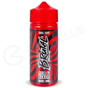 Red & Black Shortfill E-Liquid by Brutal 100ml