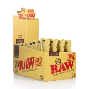 Raw 1 1/4 Cone 32 Pack