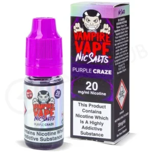 Purple Craze Nic Salt E-Liquid by Vampire Vape
