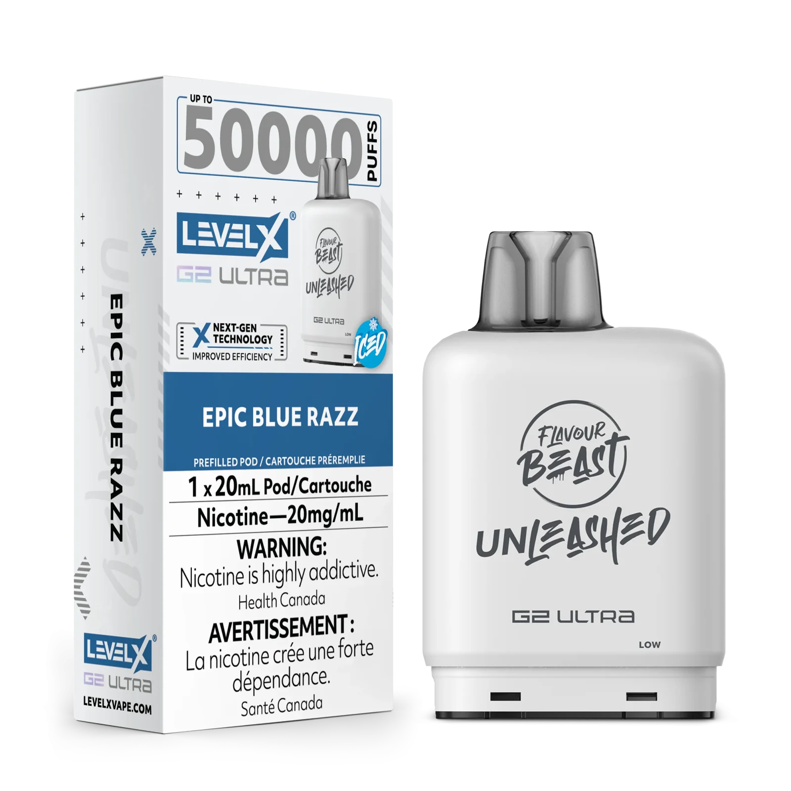 Flavour Beast Unleashed Level X G2 Ultra Replacement Pod 20mL