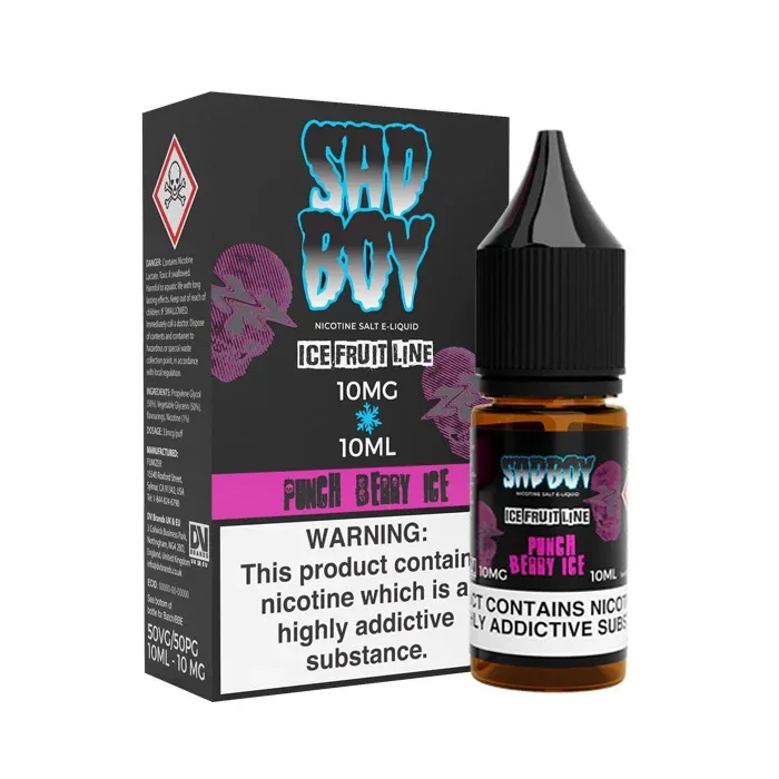 Punchberry Ice Nic Salt E-Liquid By Sadboy