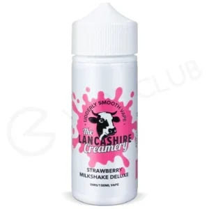 Strawberry Milkshake Deluxe Shortfill E-Liquid by The Lancashire Creamery 100ml