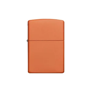 Zippo Lighter - Regular Orange Matte