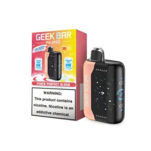 GEEK BAR PULSE X 5% NIC 25,000 PUFFS VAPE (PEACH PERFECT SLUSH - SLUSH EDITION)