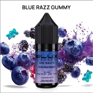 Elux Legend Blue Razz Gummy Nic Salt 10ml