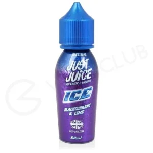 Blackcurrant & Lime Shortfill E-Liquid by Just Juice Ice 50ml