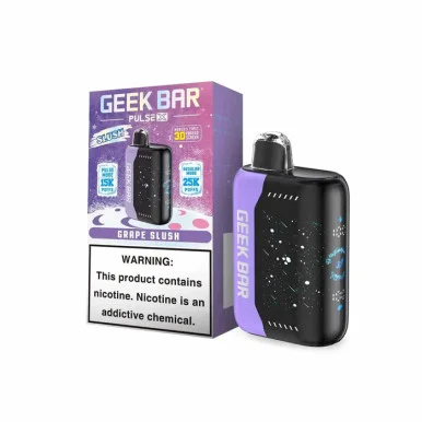 GEEK BAR PULSE X 5% NIC 25,000 PUFFS VAPE (GRAPE SLUSH - SLUSH EDITION)