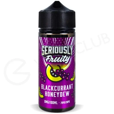 Blackcurrant Honeydew Shortfill E-Liquid by Seriously Fruity 100ml