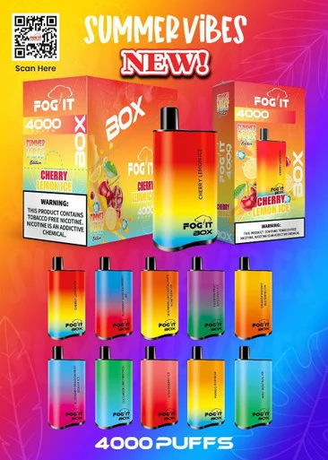FOG IT BOX SUMMER VIBES EDITION 5% DISPOSABLE 12ML 4000 PUFFS