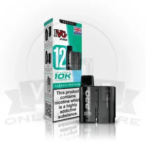 Classic Menthol IVG Pro 12 Prefilled Replacement Pods