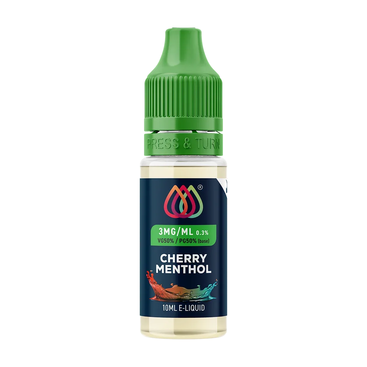 Cherry Menthol E-Liquid by Aquavape - 10ml