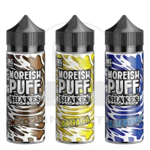 Moreish Puff Shakes Range Shortfill 100ml E-Liquid