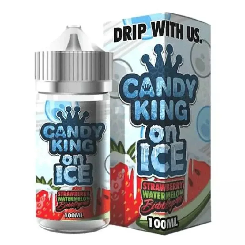 Strawberry Watermelon Bubblegum Iced by Candy King on Ice - 100ml