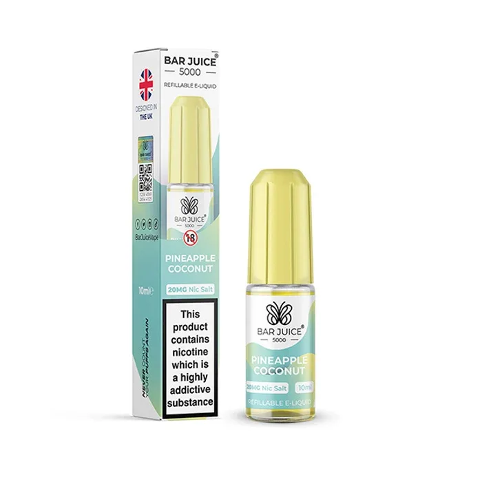 Pineapple Coconut Nicotine Salt by Bar Juice 5000