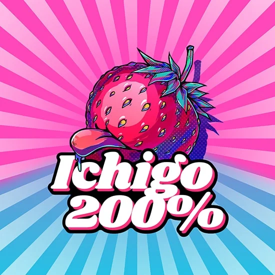 Ichigo 200% MES Shot | Bottle Shot - Image 2