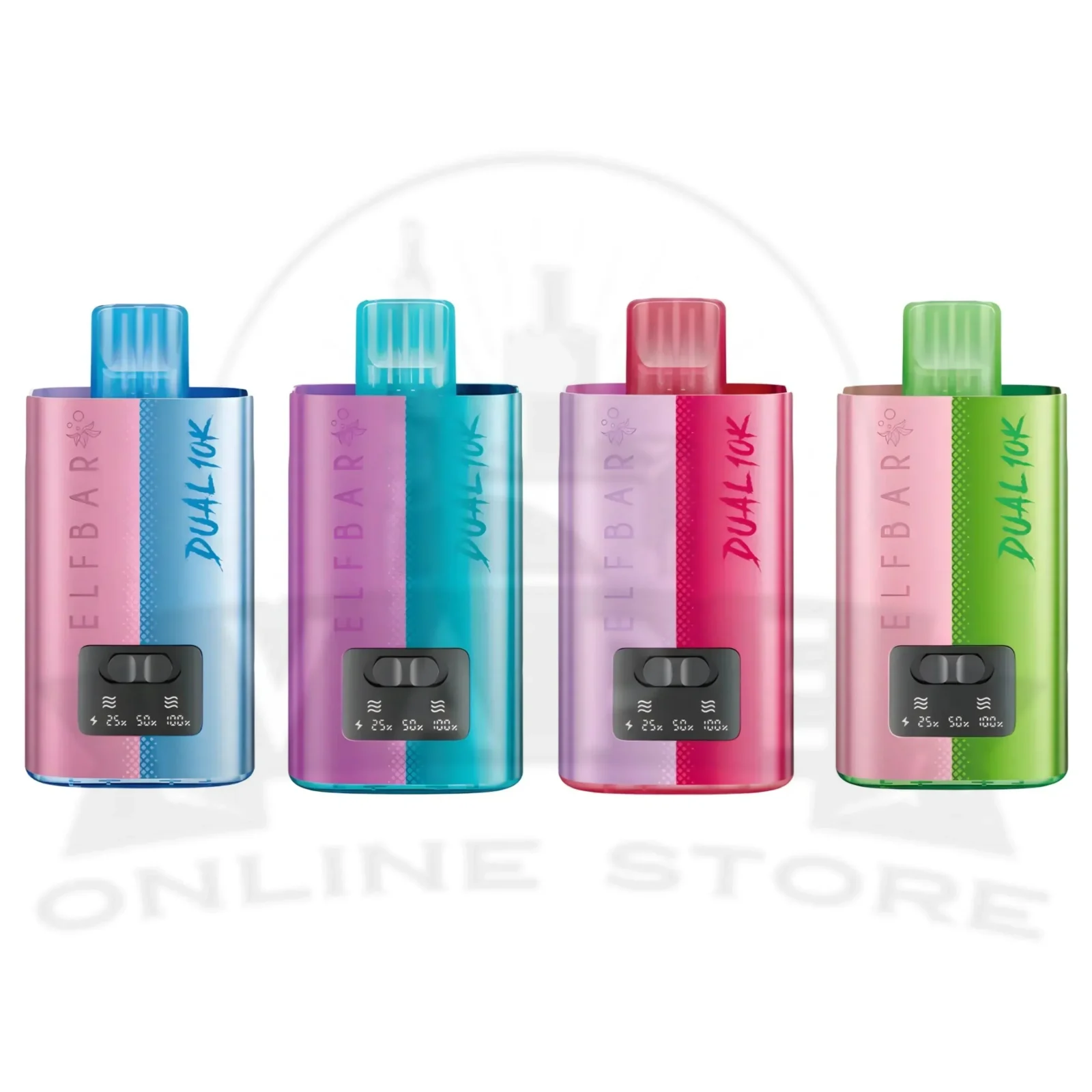 Box of 10 Elf Bar Dual 10K Prefilled Pod Kit | Free UK Delivery