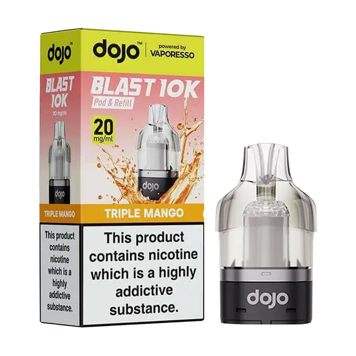 Triple Mango Dojo Blast 10K Refill Pack