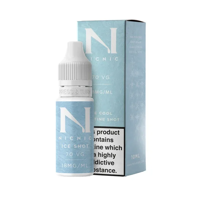 Nic Nic Ice Nicotine Shot 70VG 18mg