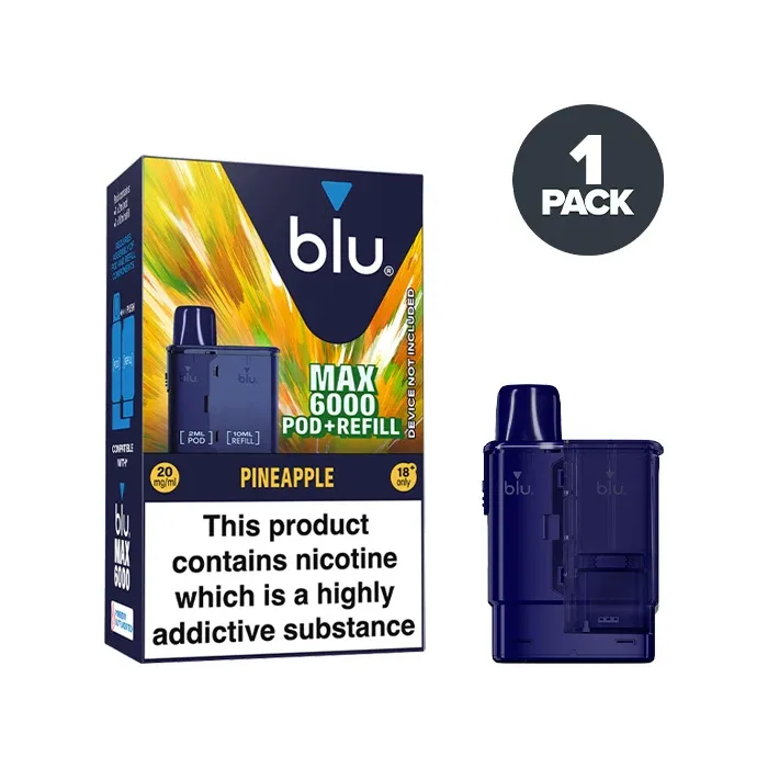 Pineapple Blu Max 6000 Refill Pack
