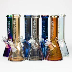 Preemo Glass - 12" Ion Plated Beaker Bong