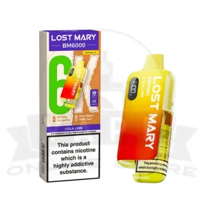Cola Lime Lost Mary BM6000 Prefilled Pod Kit