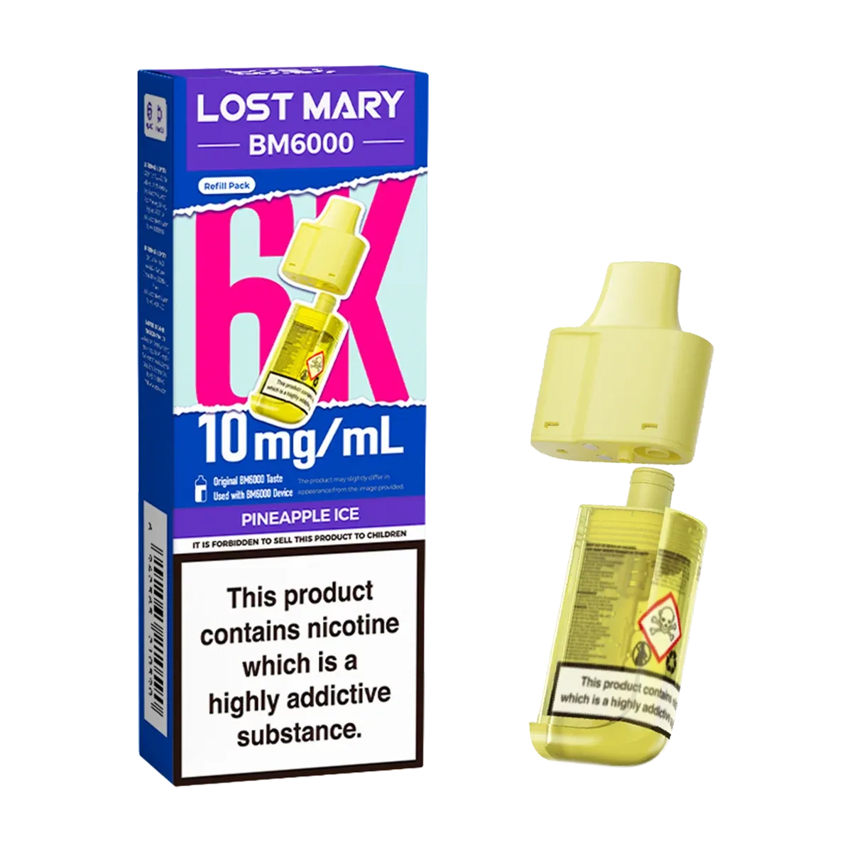 Pineapple Ice Lost Mary BM6000 Refill Pack - Image 2