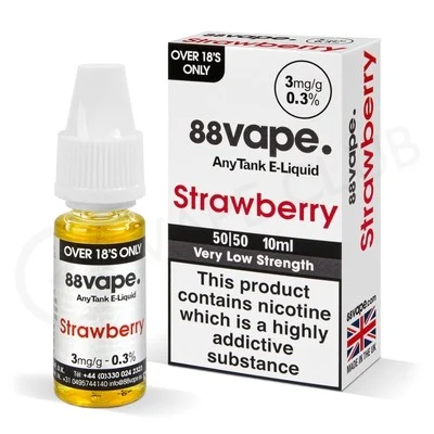 Strawberry E-Liquid by 88Vape Any Tank