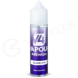 Black AM Shortfill E-Liquid by V4 V4POUR Premium 50ml
