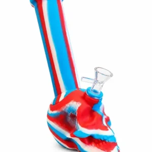 8.75" Skull 2-In-1 Water Pipe