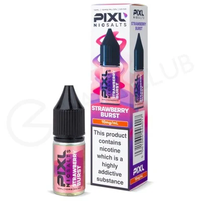 Strawberry Burst E-Liquid by Pixl Nic Salts