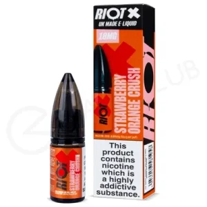 Strawberry Orange Crush Nic Salt E-Liquid by Riot X