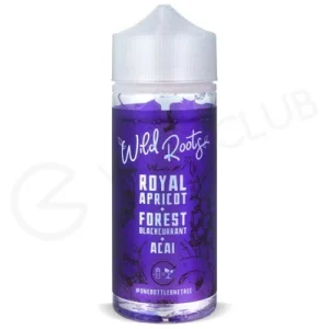 Royal Apricot, Forest Blackcurrant & Acai Shortfill E-Liquid by Wild Roots 100ml
