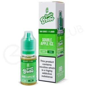 Double Apple Ice Nic Salt E-Liquid by Double Brew