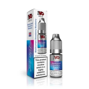 Blackcurrant Strawberry Blueberry 10ml Nic Salt E-Liquid by IVG