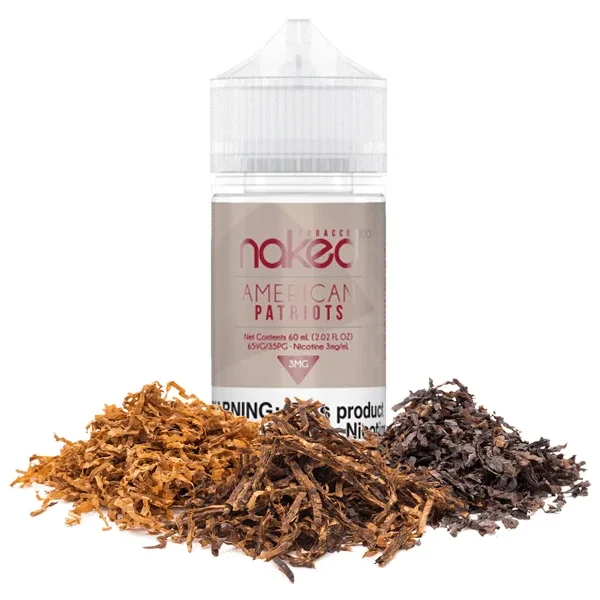 Naked 100 American Patriot Tobacco E-Liquid 60ml - Image 2