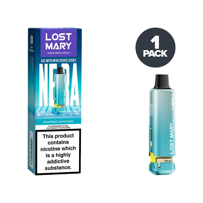 Blue Razz Lemonade Lost Mary Nera 15K Refill Pack