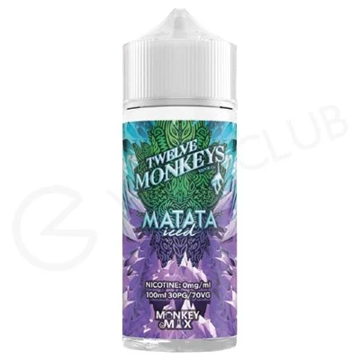 Matata Iced Shortfill E-Liquid by Twelve Monkeys 100ml