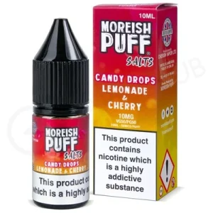 Lemonade & Cherry Candy Drops Nic Salt E-Liquid by Moreish Puff