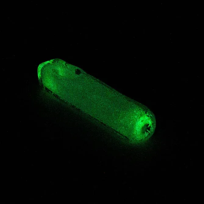 Soft Glass 4" Glow in the Dark Pipe - Image 2
