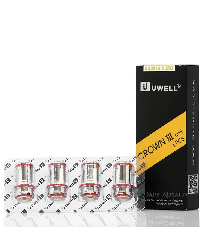 Uwell Crown III Sub-Ohm 5-Pack Replacement Coils - Image 2