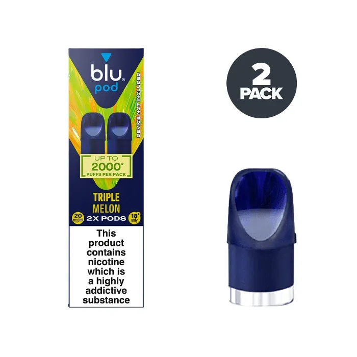 Triple Melon Blu Bar Pre-filled Pods
