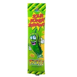 Sour Power Straws Pickle 50g
