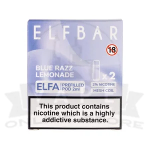Elf Bar Elfa Blue Razz Lemonade Prefilled Pods | 2 Pack