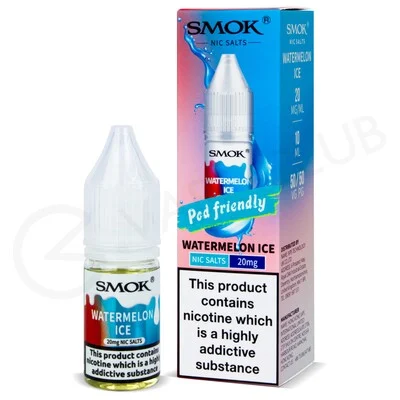 Watermelon Ice Nic Salt E-Liquid by Smok Pod Friendly