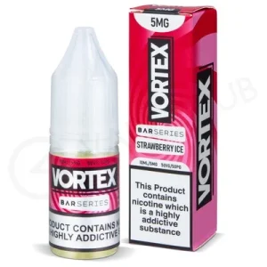 Strawberry Ice Nic Salt E-Liquid by Vortex Bar Series